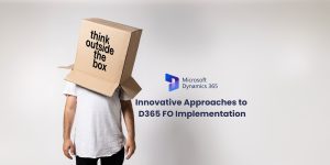 A person stands against a plain background with a cardboard box on their head, featuring the phrase "think outside the box."